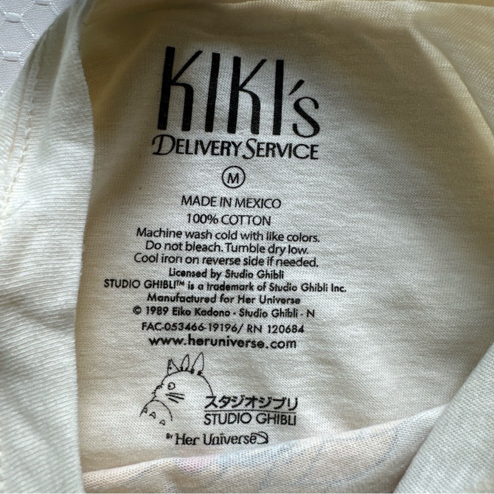 NEW Hot Topic Kiki's Delivery Service Fan Art Finalist Graphic Tee Size M - Picture 6 of 8